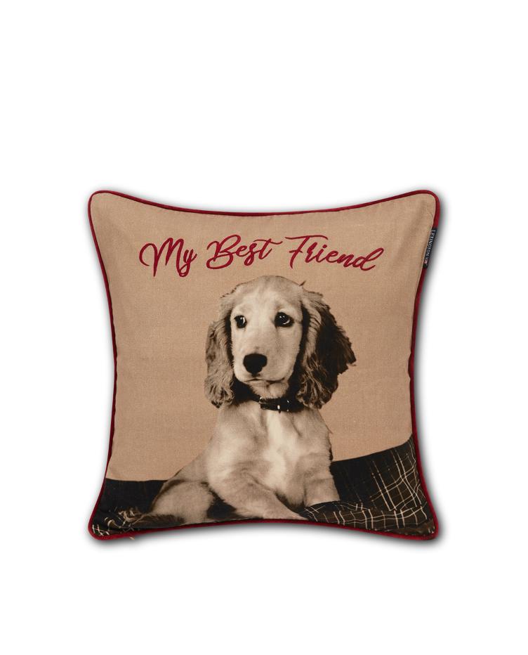 Best Friend Printed Cotton Twill Pillow Cover 50x50