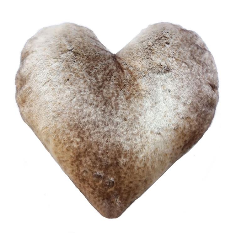 Cushion Heart Panther winter 45x45
