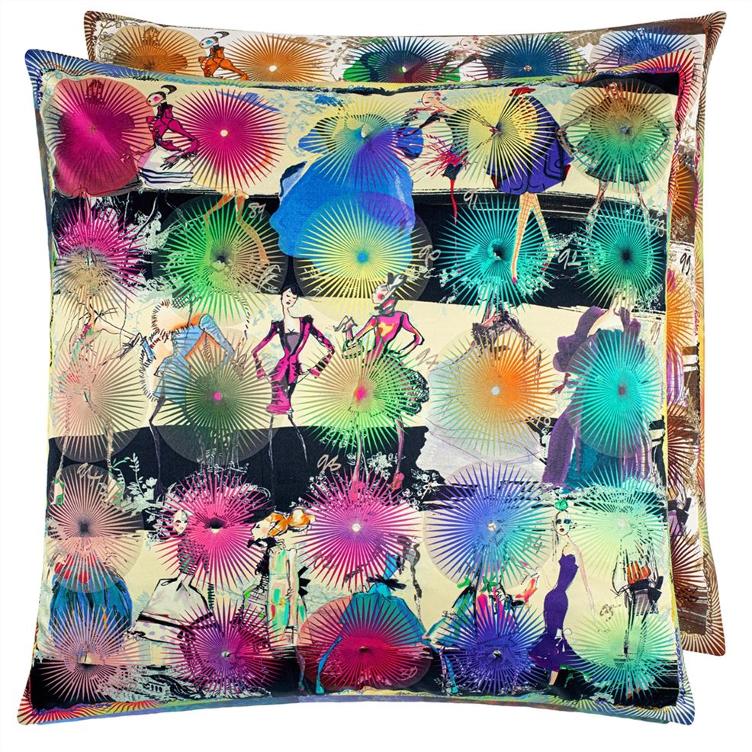 Lacroix Photocall Multicolore Kissen Christian Lacroix 55 X 55 CM